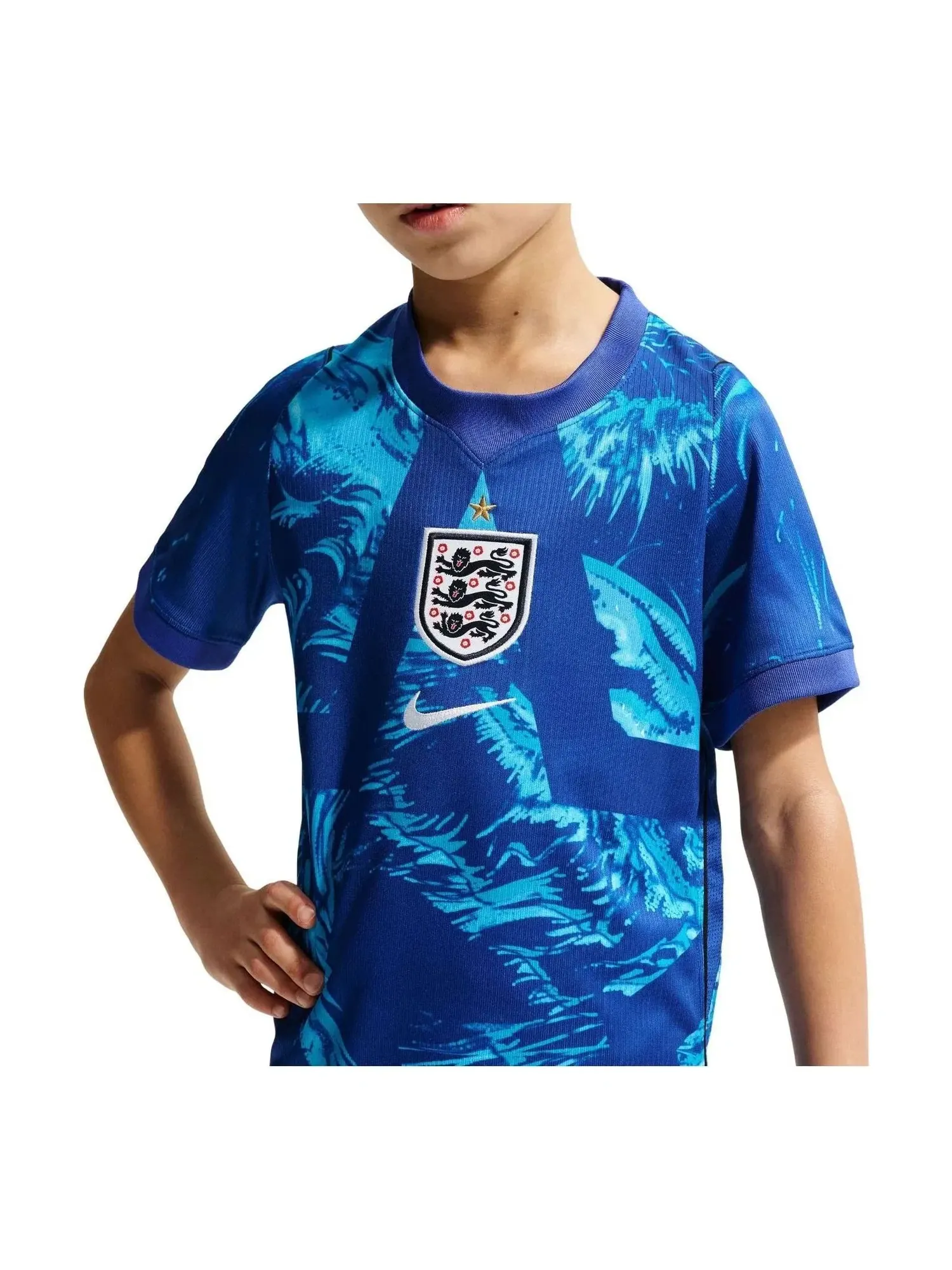 Детская футболка Nike England 2026 Stadium Goalkeeper Dri-FIT Replica Jersey — изображение 1 из 3, синий
