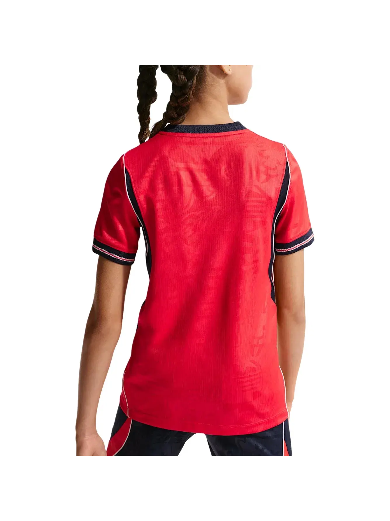 Детская футболка England National Team 2026 Stadium Away Dri-FIT Nike — изображение 2 из 2, красный
