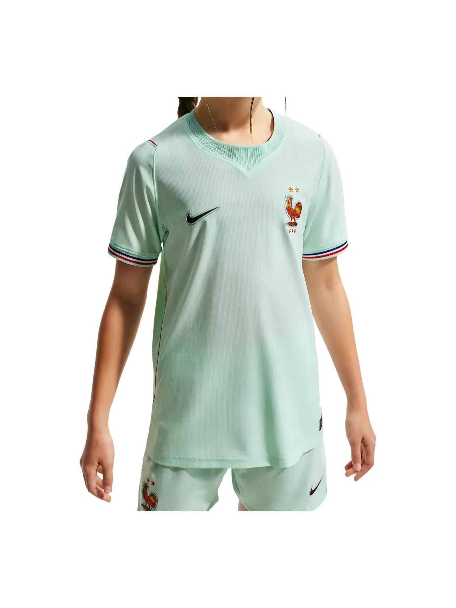 Детская футболка Nike France National Team 2026 Stadium Away Dri-FIT Soccer Jersey 'Igloo Monarch' — изображение 1 из 2