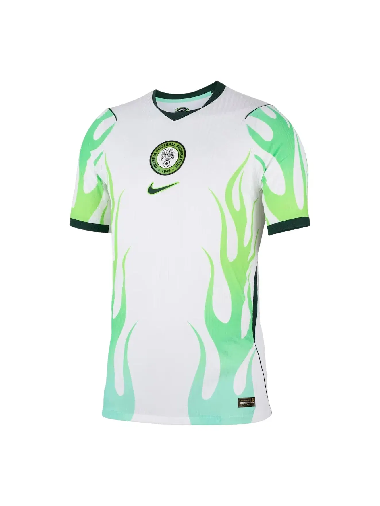 Мужская футболка Nike Nigeria 2026 Match Away Aero-FIT Soccer Authentic Jersey — изображение 1 из 2, белый
