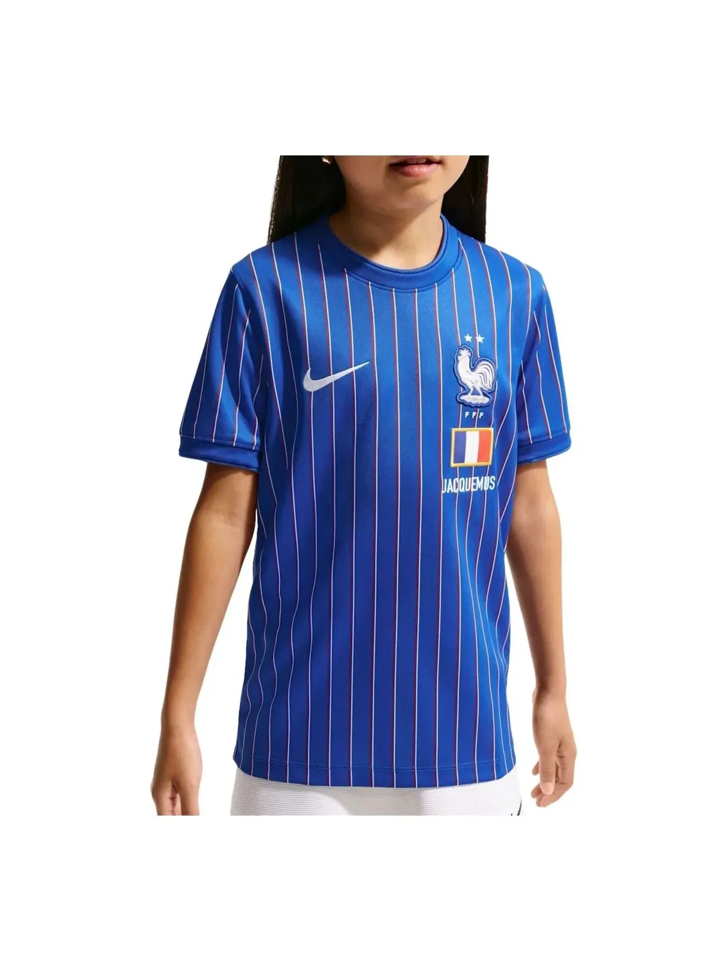 Детская футболка с длинным рукавом Nike x France x Jacquemus Cryoshot Dri-FIT — изображение 1 из 3, синий
