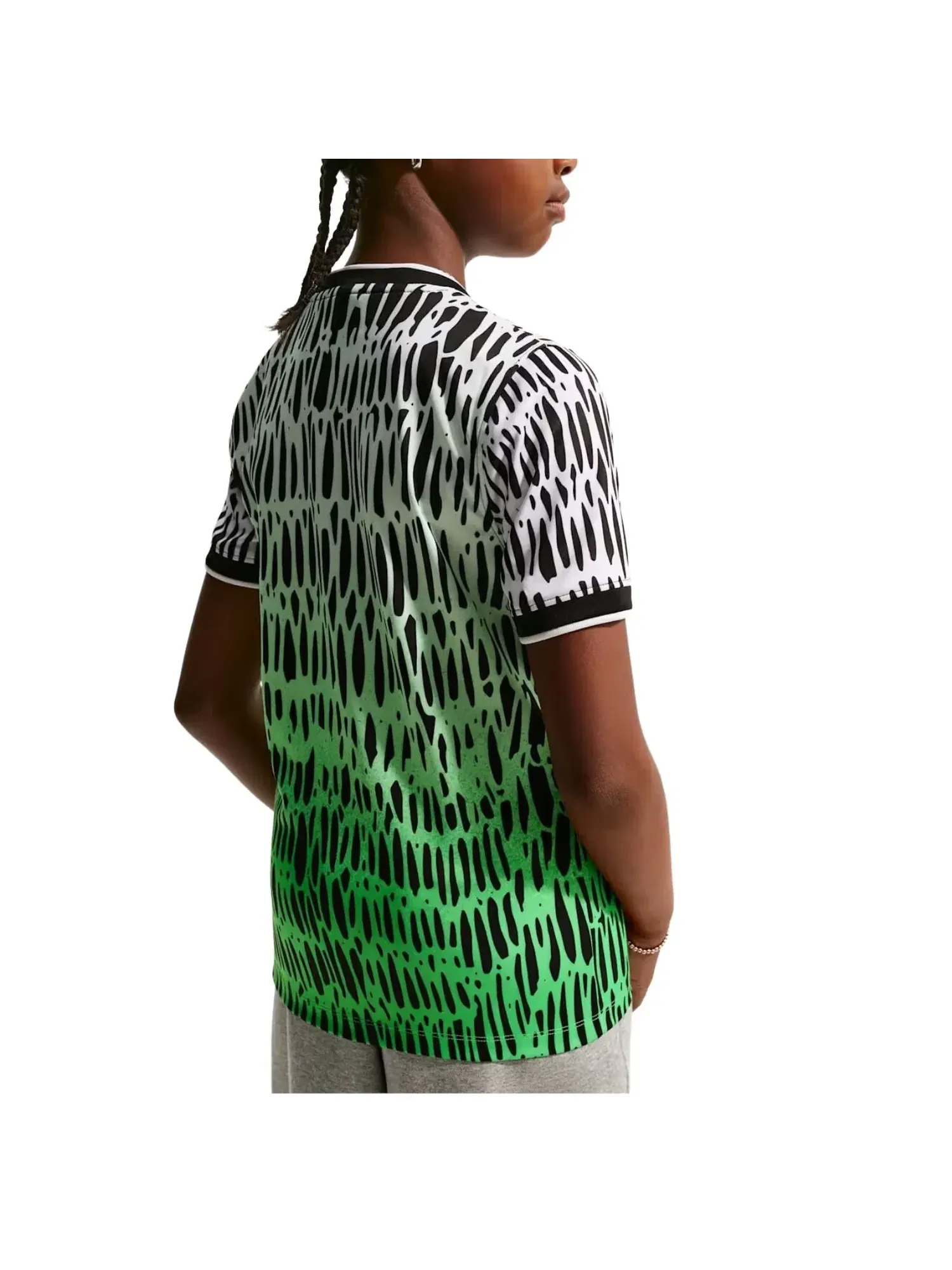 Мужская футболка с принтом Nike x Nigeria x Slawn Dri-FIT — изображение 2 из 3, черный