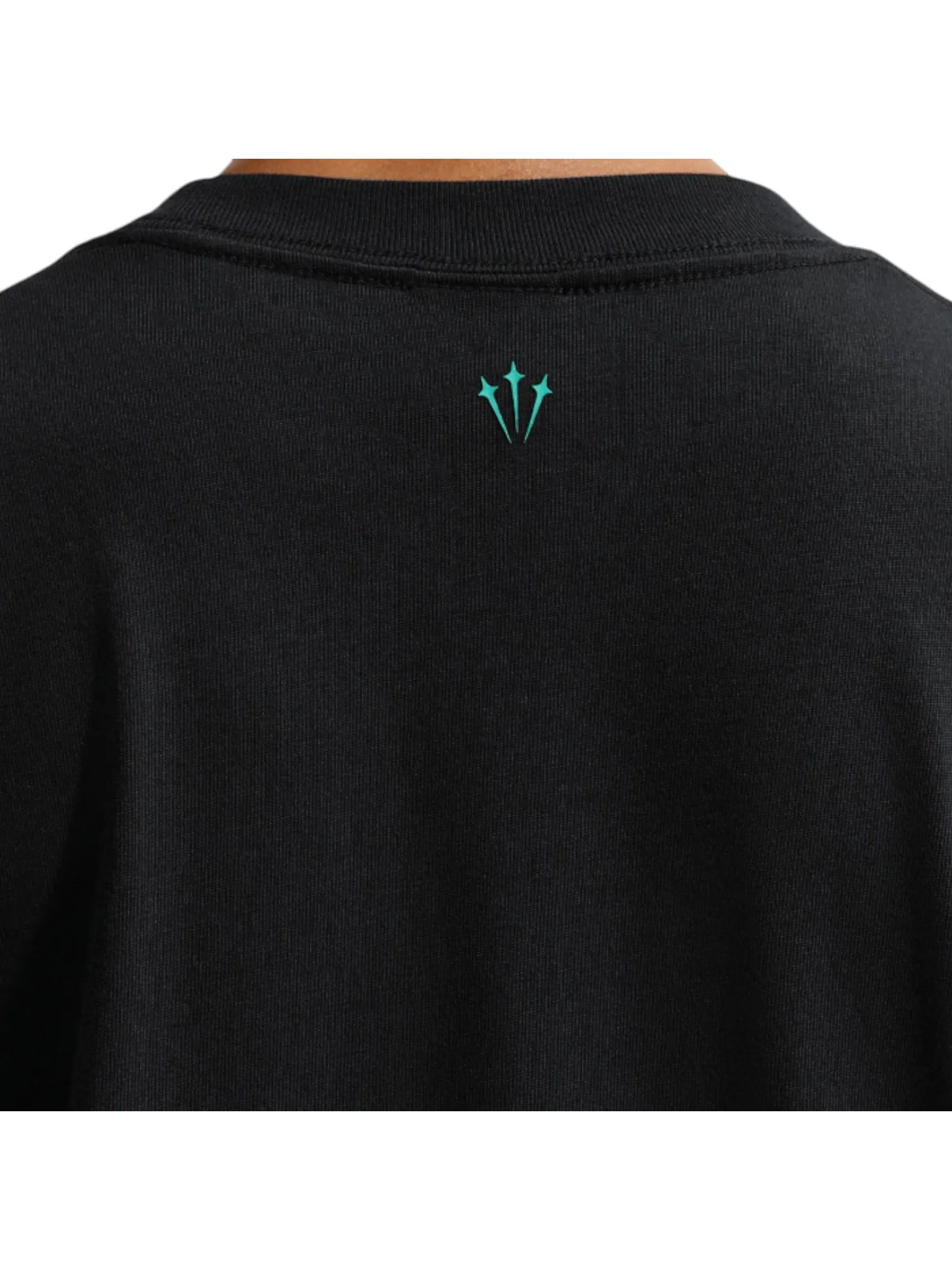 Футболка Nike x NOCTA 'Black Neptune Green' — изображение 2 из 4, черный/зеленый