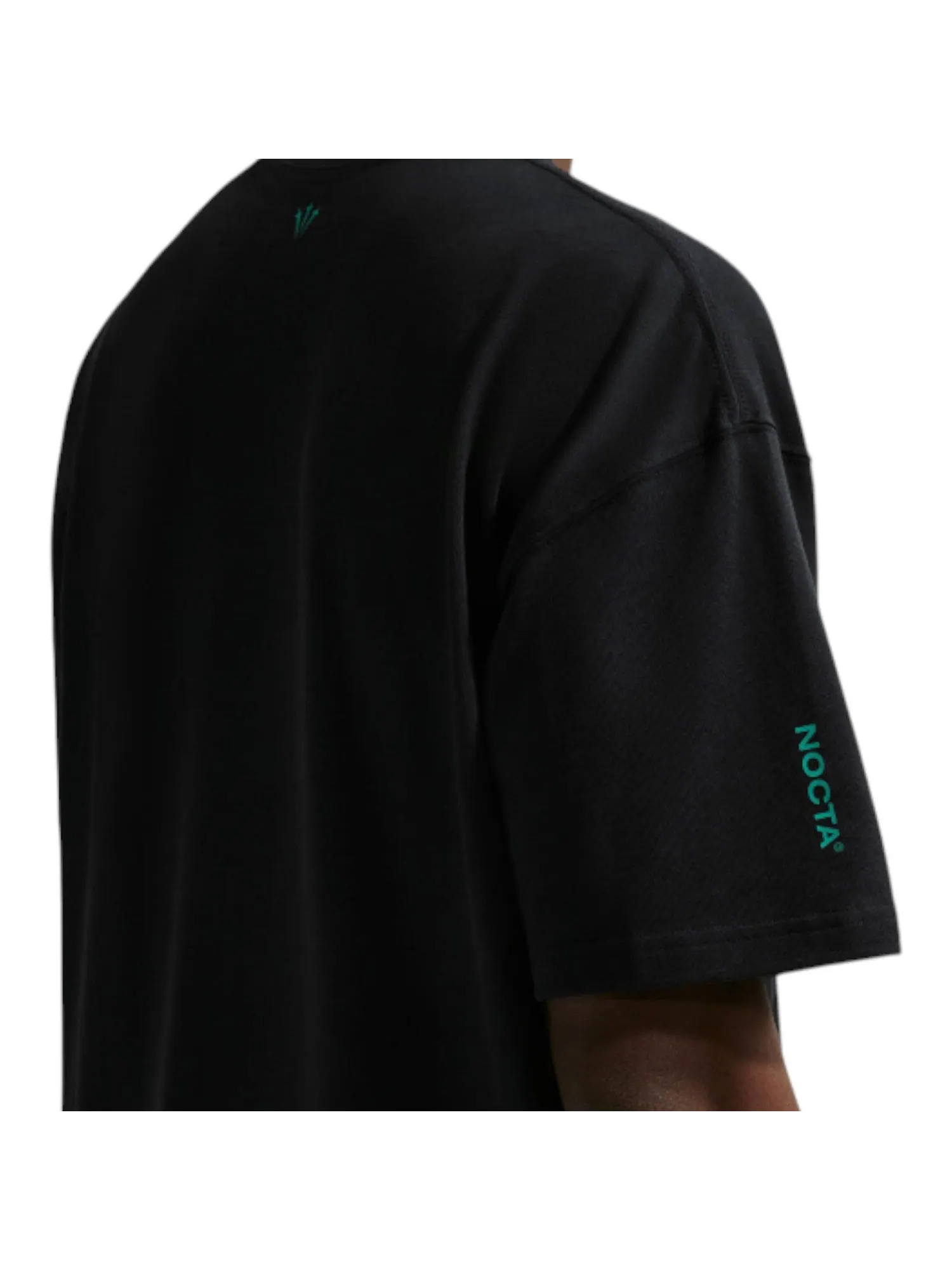 Футболка Nike x NOCTA 'Black Neptune Green' — изображение 3 из 4, черный/зеленый