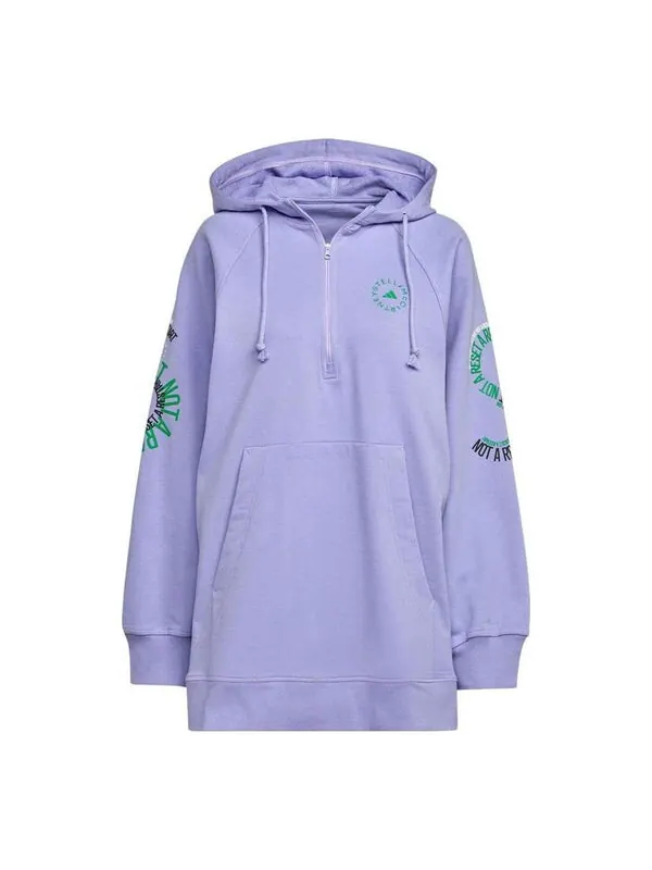 Толстовка с капюшоном от Stella McCartney надеваются Adidas — изображение 1 из 4, фиолетовый