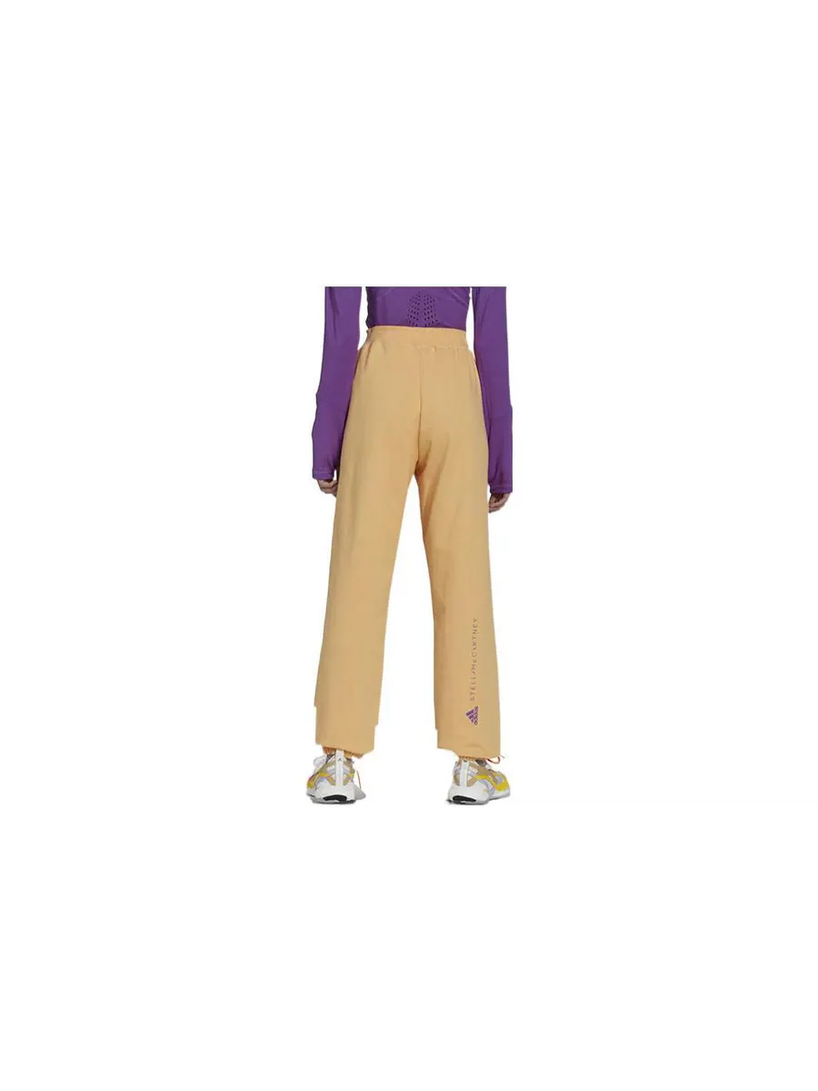 Спортивные брюки adidas by Stella McCartney Sportswear French Terry Sweatpants 'Faded Pulse Amber' — изображение 2 из 3