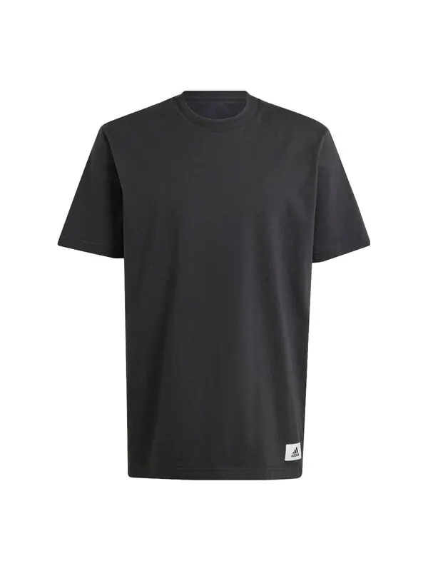Футболка adidas Lounge Tee 'Black' — изображение 1 из 4, черный