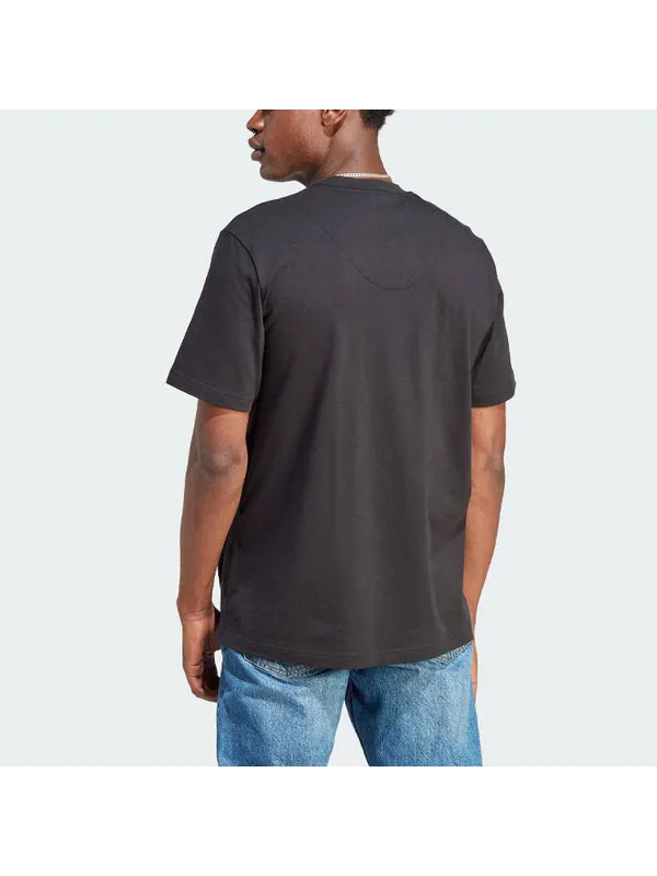 Футболка adidas Lounge Tee 'Black' — изображение 3 из 4, черный