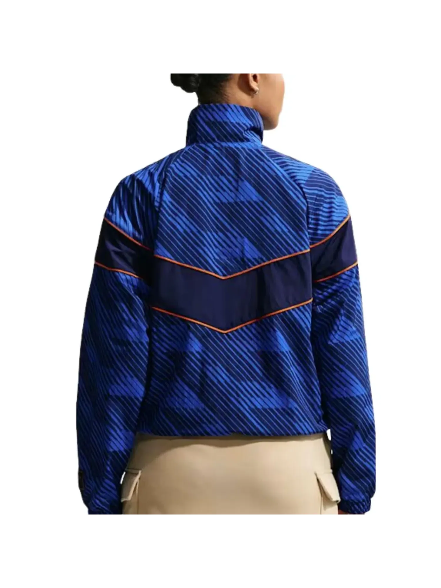 (WMNS) Куртка Nike FFF Windrunner UV Woven Jacket 'Game Royal Blackened Blue Monarch' — изображение 2 из 2, синий
