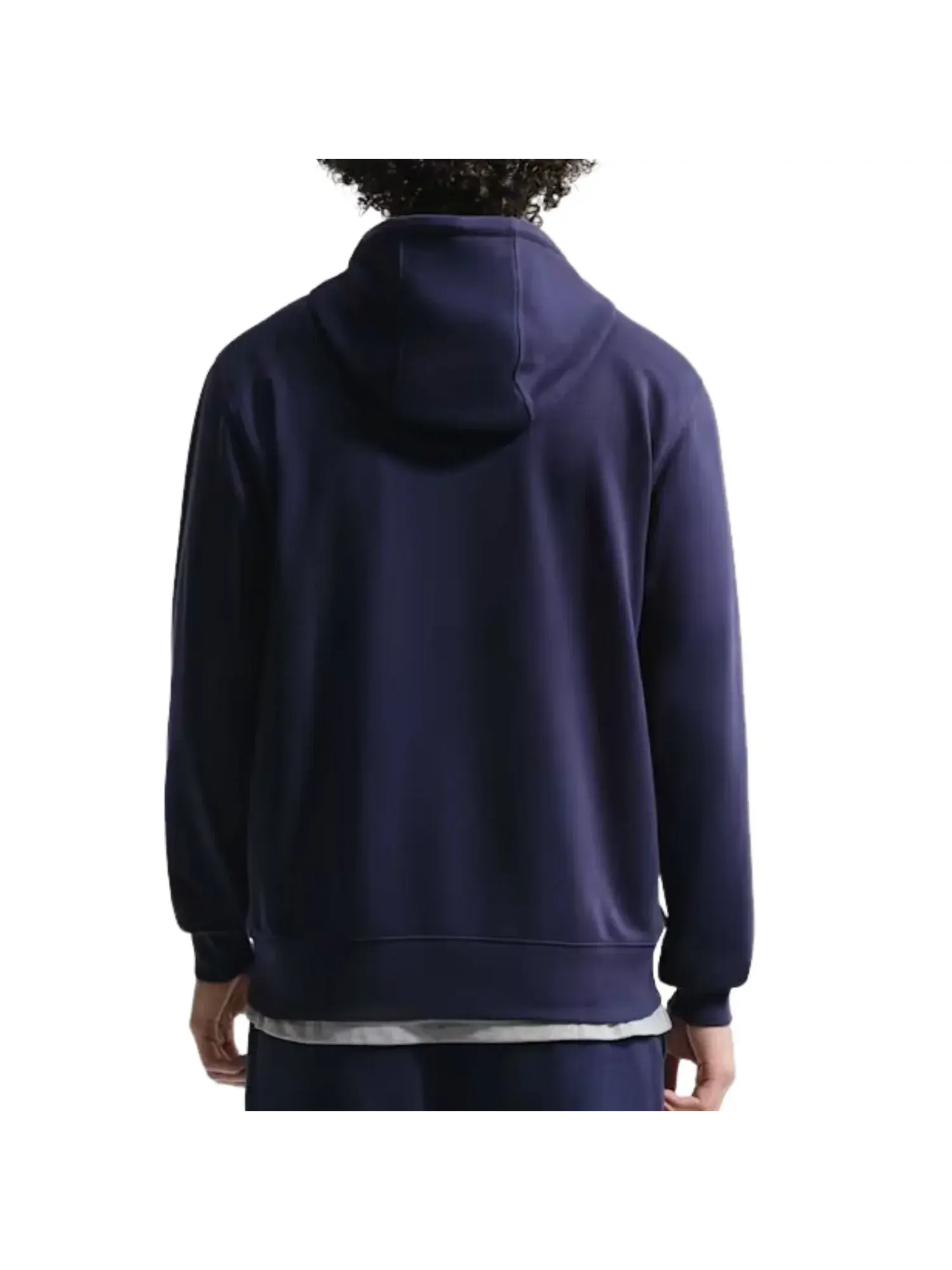 Худи Nike FFF Club French Terry 'Blackened Blue White' (B6301-498) — изображение 2 из 2, темно-синий