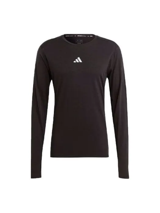 Футболка Ultimate Running Command the Elements мериносовая футболка с длинным рукавом Adidas — изображение 1 из 1, черный