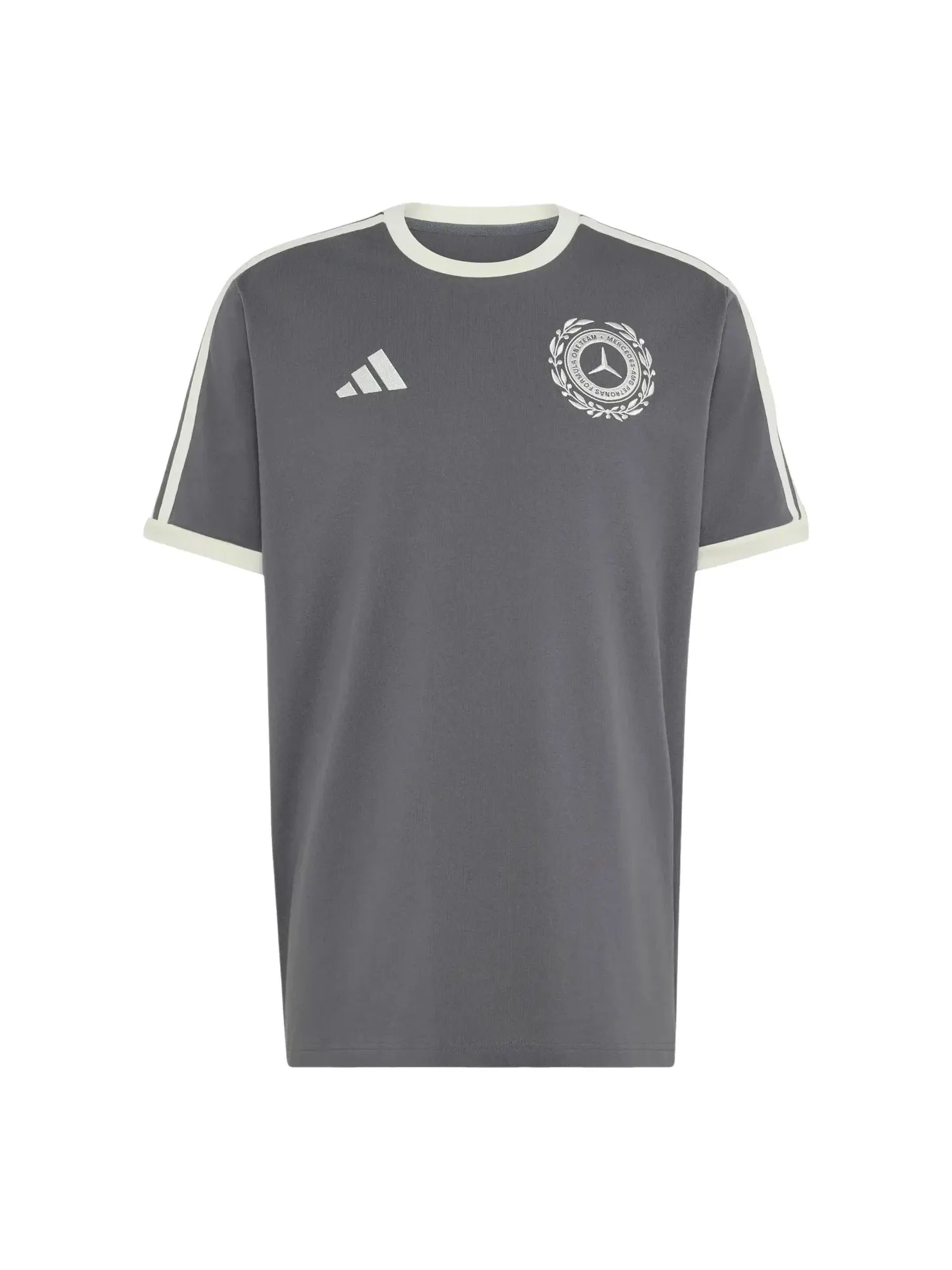 Мужская футболка с принтом Adidas x Mercedes AMG Petronas Formula 1 Team Silver Arrows Icon T-Shirt — изображение 1 из 3