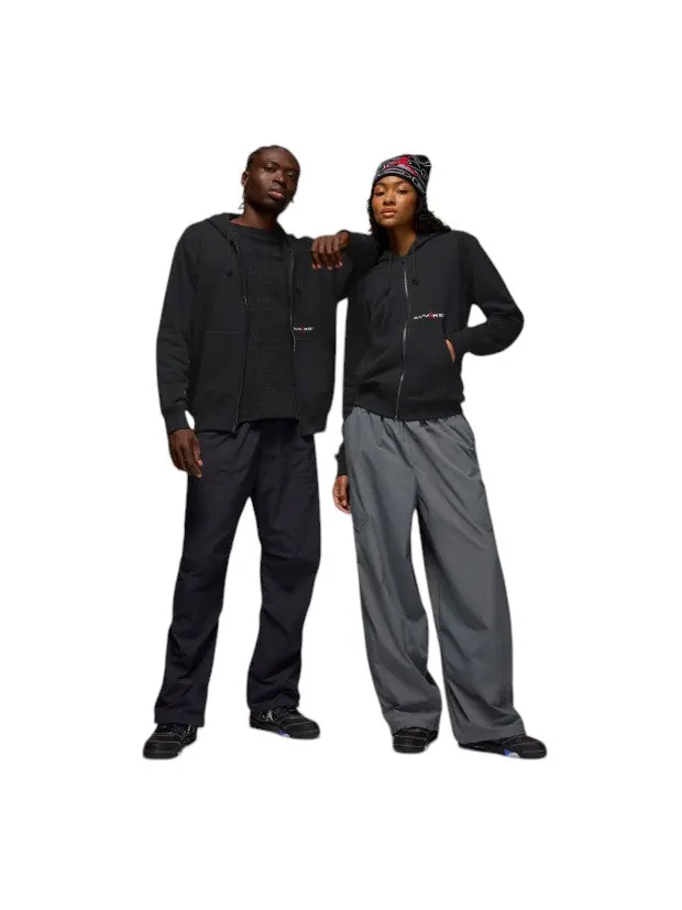 Худи Air Jordan x Awake NY Full-Zip Fleece Hoodie 'Black' — изображение 5 из 5, черный