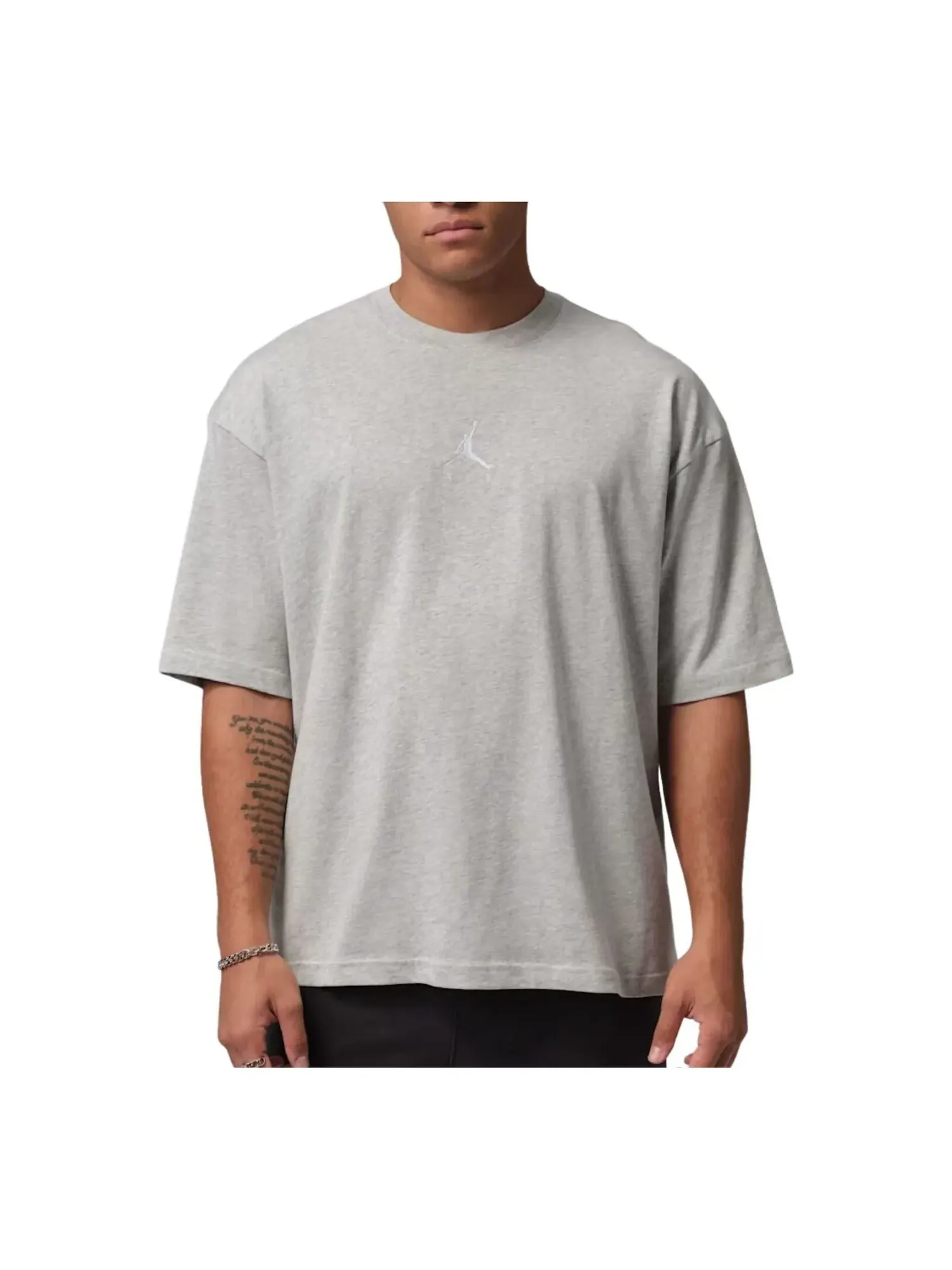 Футболка Jordan Flight Essentials Oversized 'Gray Heather White' — изображение 1 из 2, серый