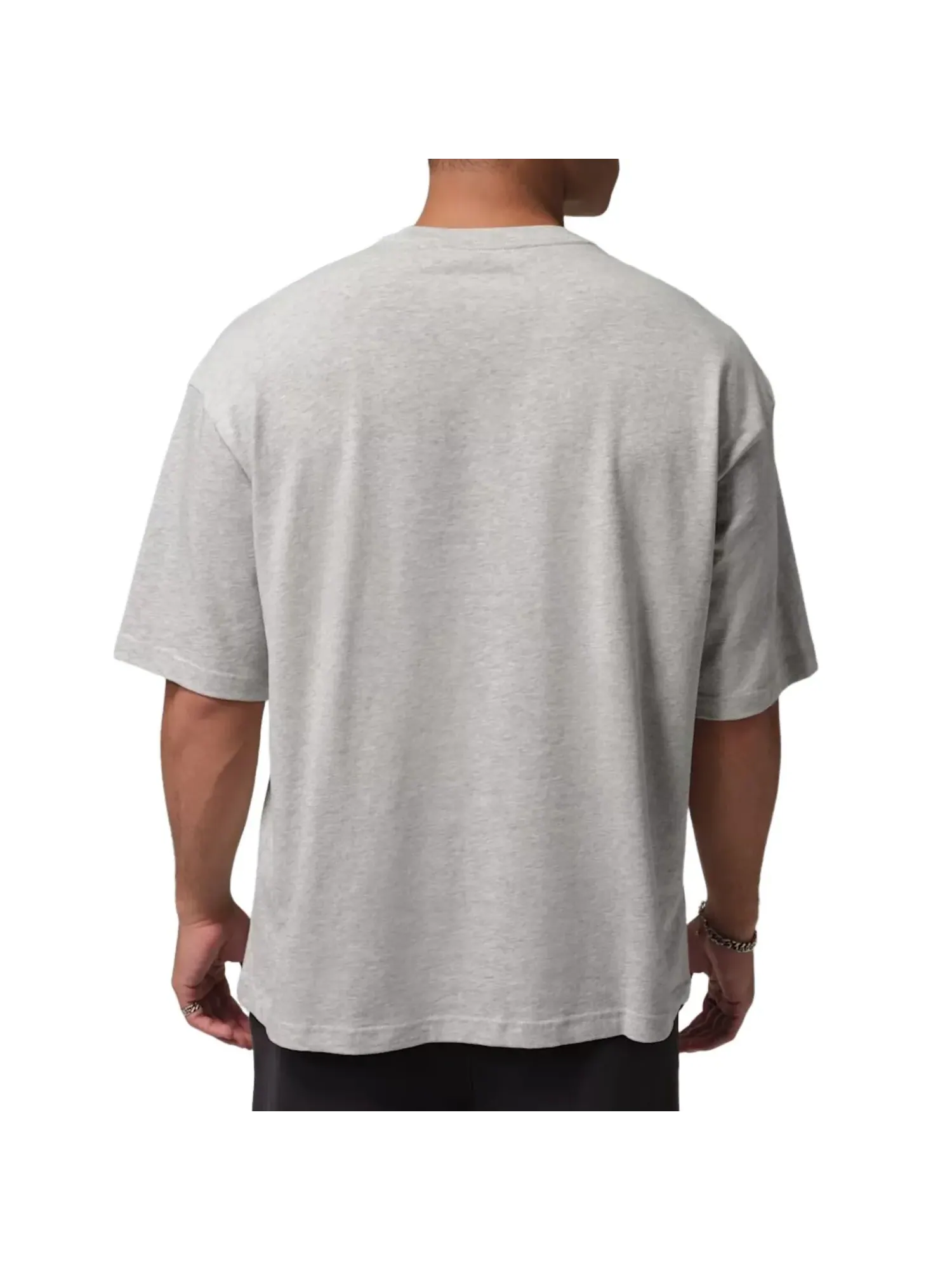Футболка Jordan Flight Essentials Oversized 'Gray Heather White' — изображение 2 из 2, серый