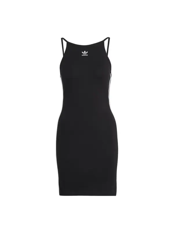 Платье оригинальное adicolor классика обтягивающее летнее платье Adidas — изображение 1 из 3, черный
