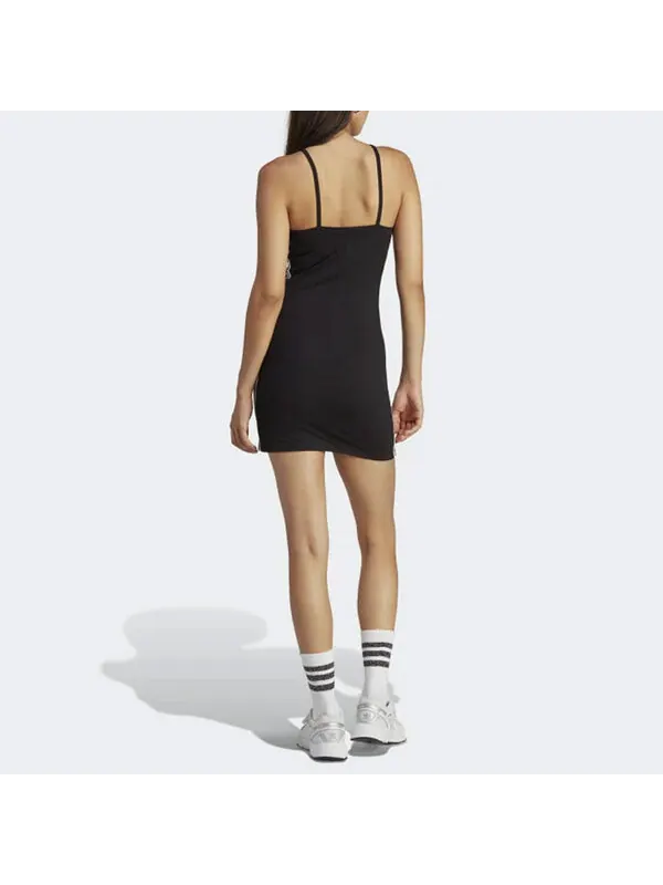 Платье оригинальное adicolor классика обтягивающее летнее платье Adidas — изображение 3 из 3, черный