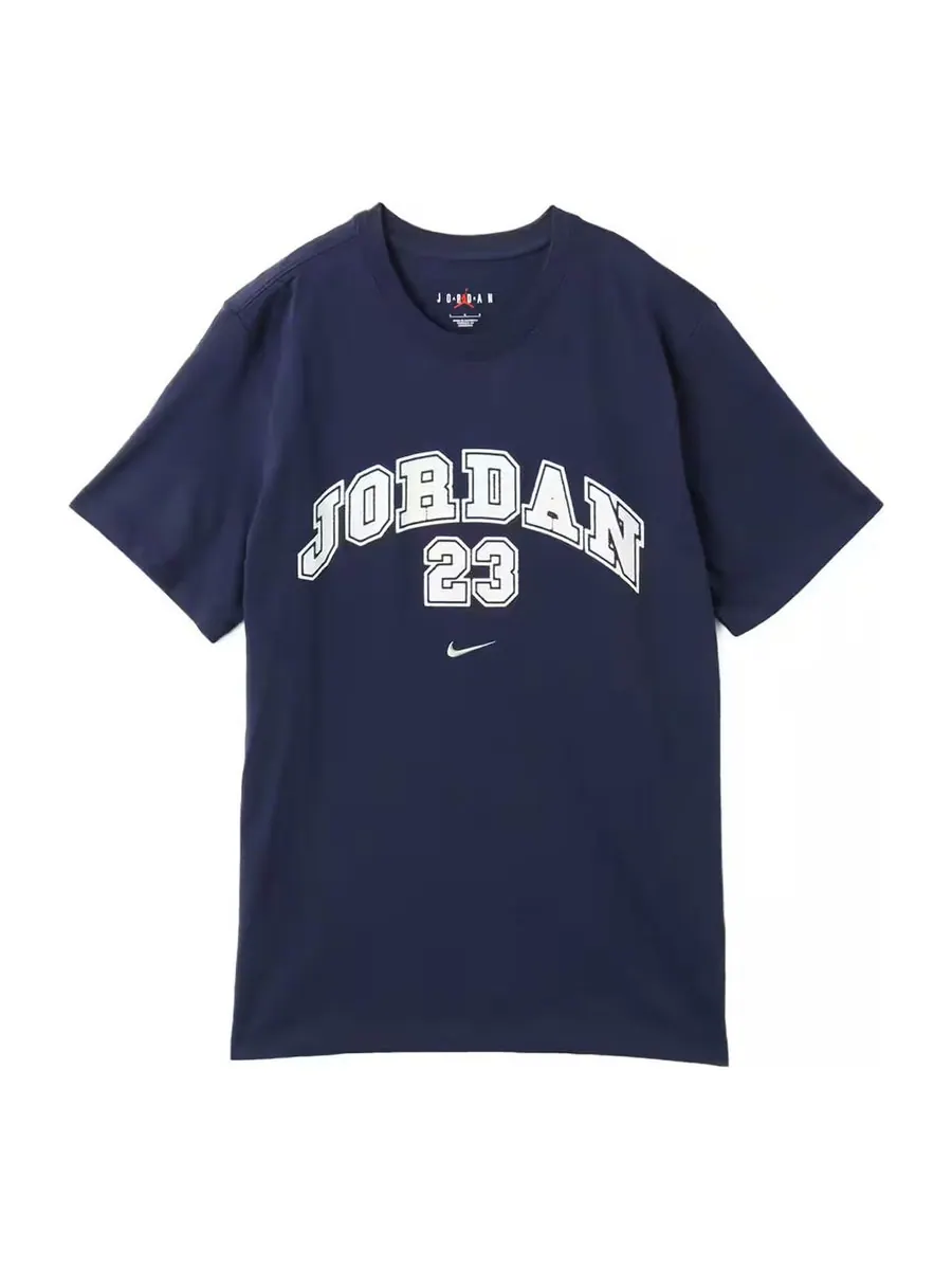 Футболка Air Jordan MVP T-Shirt Asia Sizing 'Navy White' — изображение 1 из 2, темно-синий