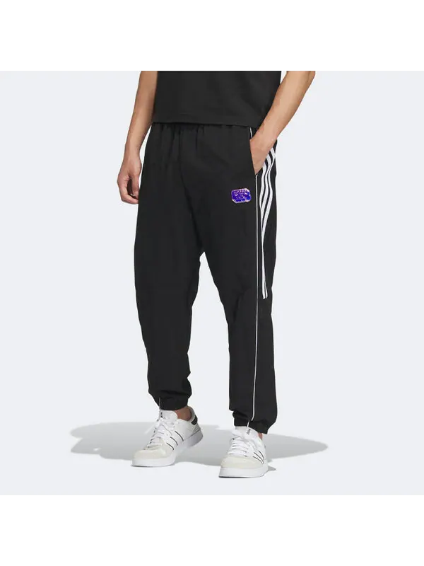 Штаны брюки с логотипом neo basketball Adidas — изображение 2 из 4, черный