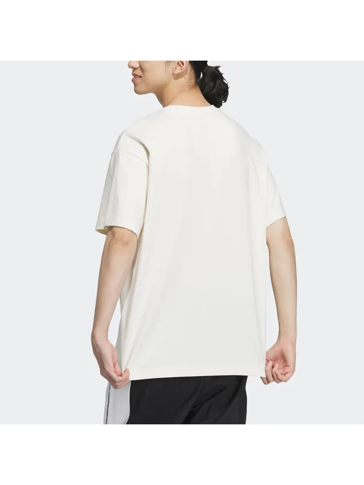 Футболка adidas Neo U ESNT T-Shirts 'White' IB7681 — изображение 3 из 4, белый
