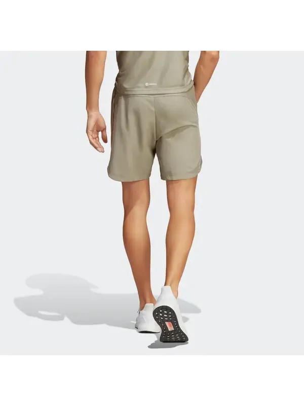 Шорты adidas HIIT Base Training Shorts 'Silver Pebble' — изображение 3 из 4