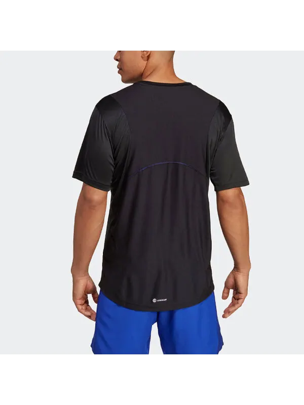 Футболка adidas HIIT Base Training Tee 'Black' — изображение 3 из 4, черный