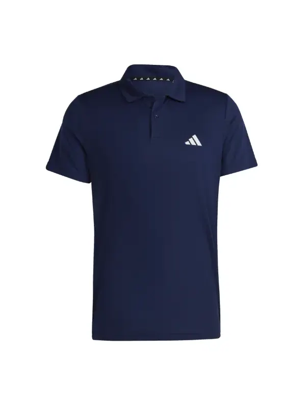 Футболка adidas Train Essentials Training Polo Shirt 'Dark Blue' — изображение 1 из 1, темный синий/белый