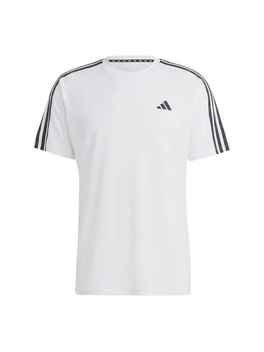 Футболка adidas Essentials 3-Stripes Training T-Shirt 'White' — изображение 1 из 4, белый/мульти
