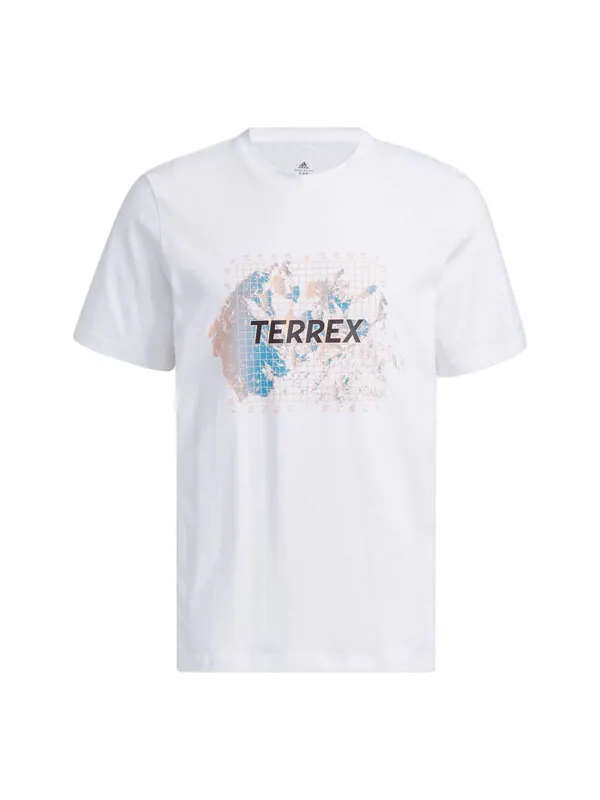 Футболка с рисунком terrex Adidas — изображение 1 из 3, белый