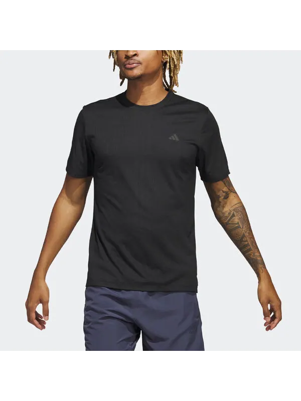 Футболка adidas HIIT Engineered Training Tee 'Black' — изображение 2 из 4, черный