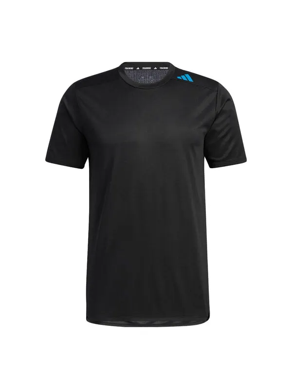 Футболка adidas Designed 4 Training HEAT.RDY HIIT Training Tee 'Black' — изображение 1 из 4, черный
