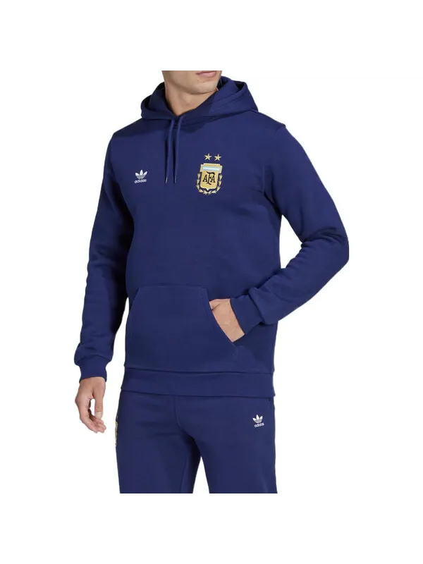 Толстовка adidas Argentina Essentials Trifolio — изображение 3 из 4, синий