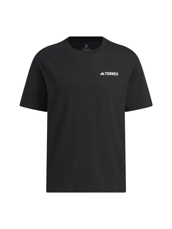 Футболка с рисунком terrex Adidas — изображение 1 из 3, черный/белый