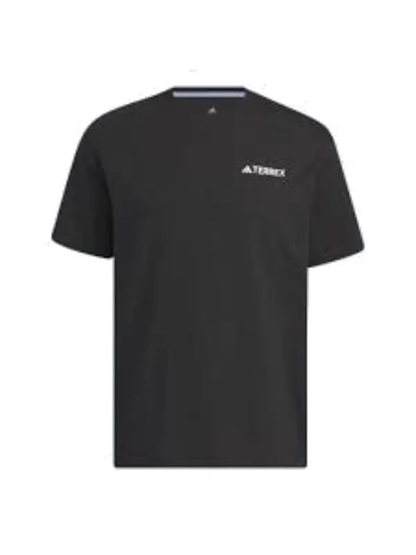 Футболка с графическим принтом terrex campyx Adidas — изображение 1 из 3, черный/белый