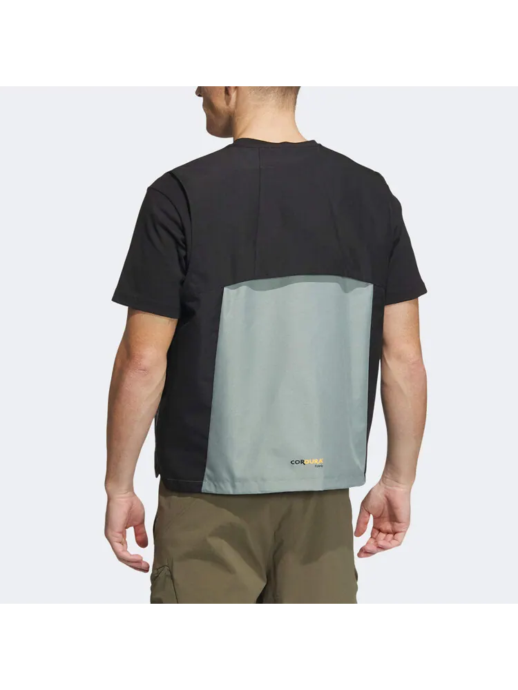 Жилет мужской Adidas Terrex Vest — изображение 3 из 4, зеленый
