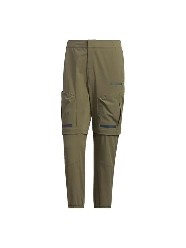 Штаны terrex outdoor брюки Adidas — изображение 1 из 2, оливковый зеленый