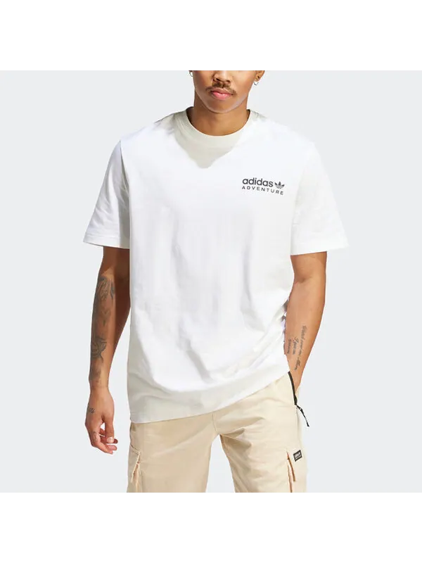 Футболка Adidas Originals Adventure Nature Awakening Tee — изображение 2 из 3, белый
