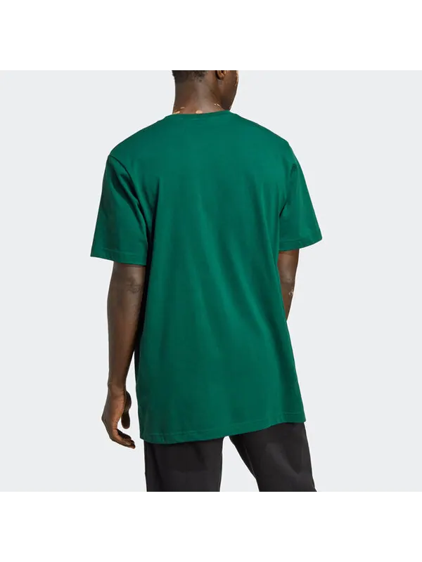 Футболка Adidas Originals Adv MTN Fleece Tee 'Green' — изображение 3 из 4, зеленый