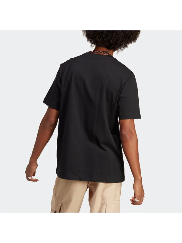 Футболка Adidas Originals Adv MTN Fleece Tee 'Black' — изображение 3 из 4, черный