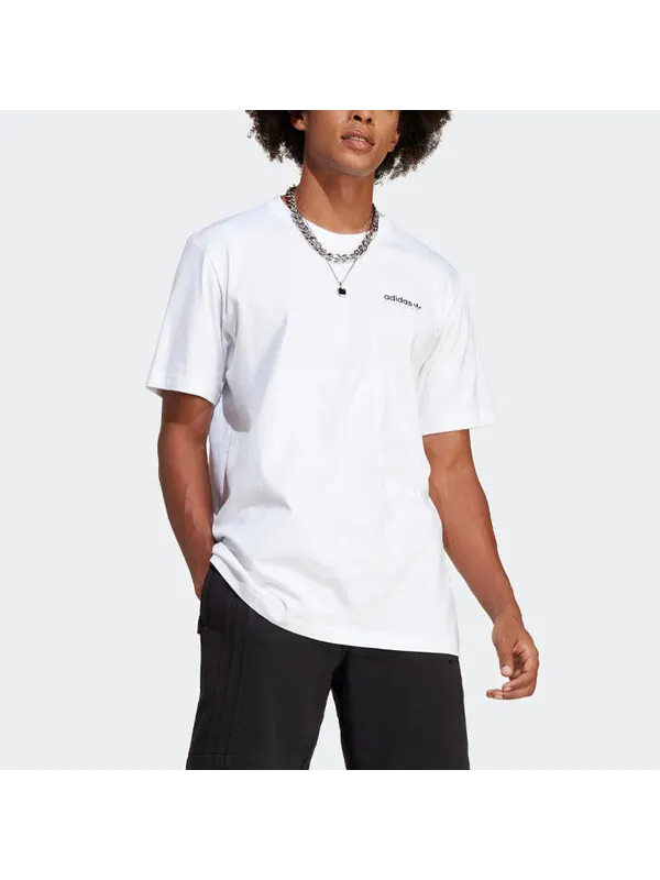 Футболка Adidas ADV MTN B Tee 'White' — изображение 2 из 4, белый