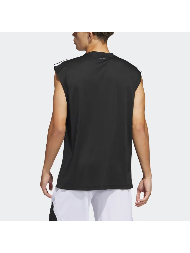 Футболка adidas All-world Sleeveless Tank Tee 'Black' IC2464 — изображение 3 из 4, черный