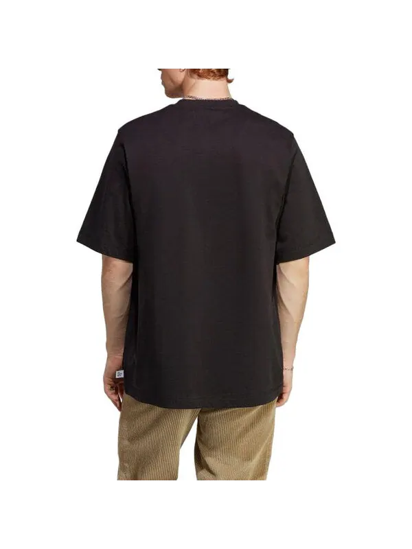 Футболка adidas Lounge Tee 'Black' — изображение 3 из 3, черный