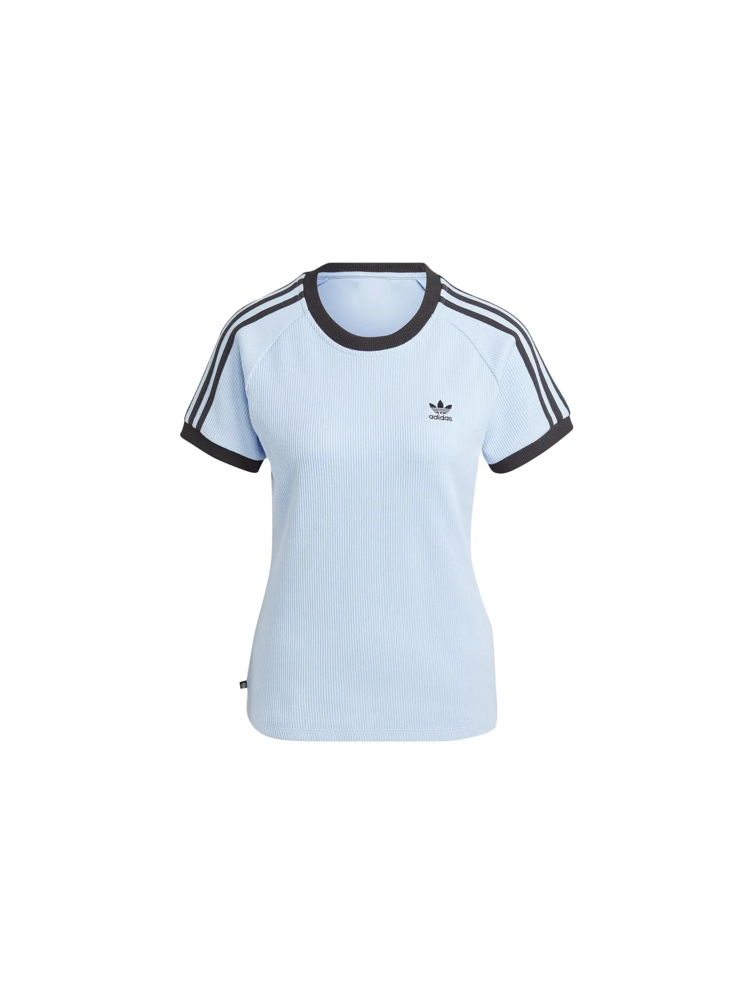 Футболка Adidas Originals 3-Stripes Slim Tee — изображение 1 из 5, синий