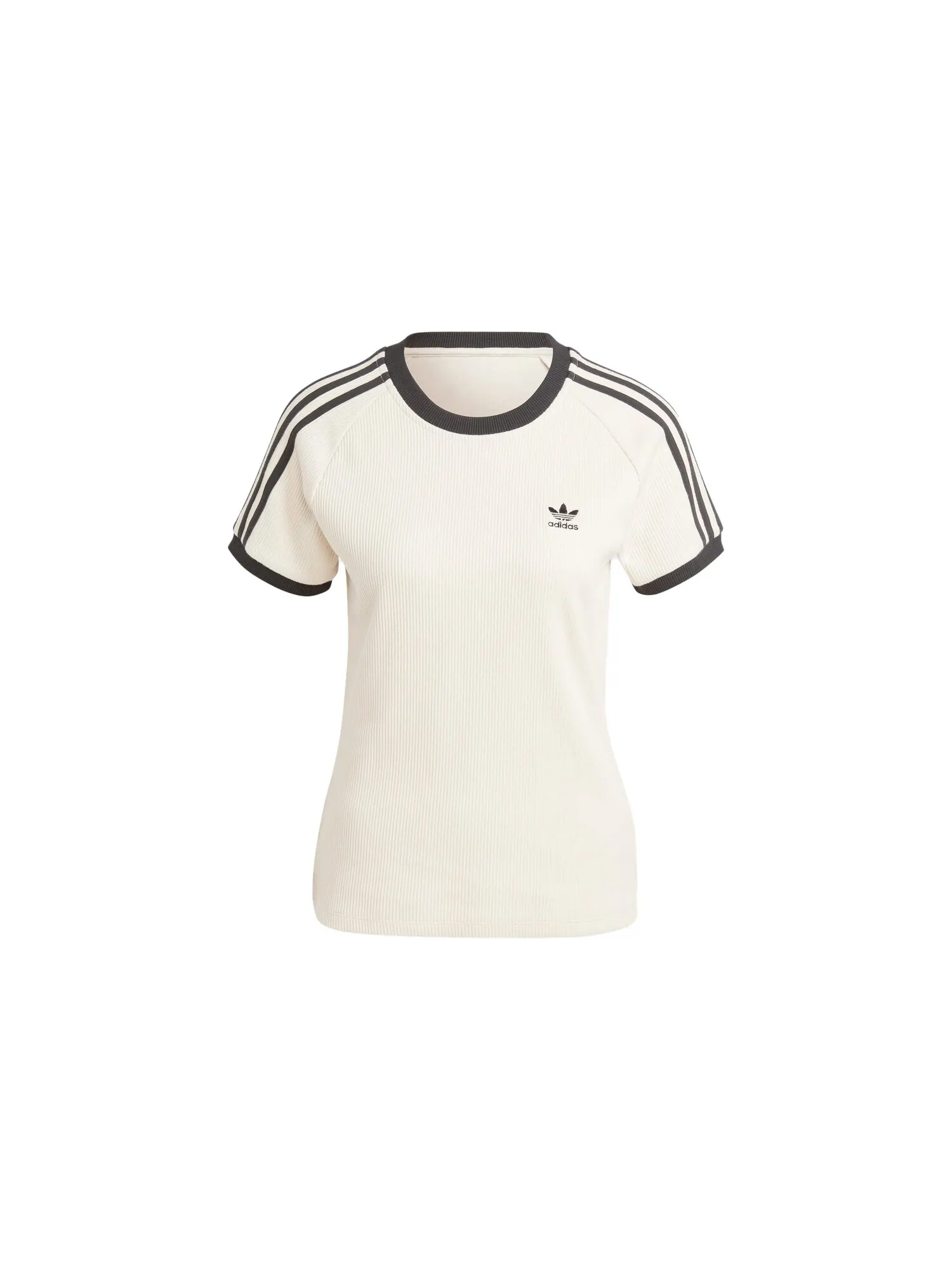 Футболка Adidas Originals 3-Stripes Slim — изображение 1 из 6, белый