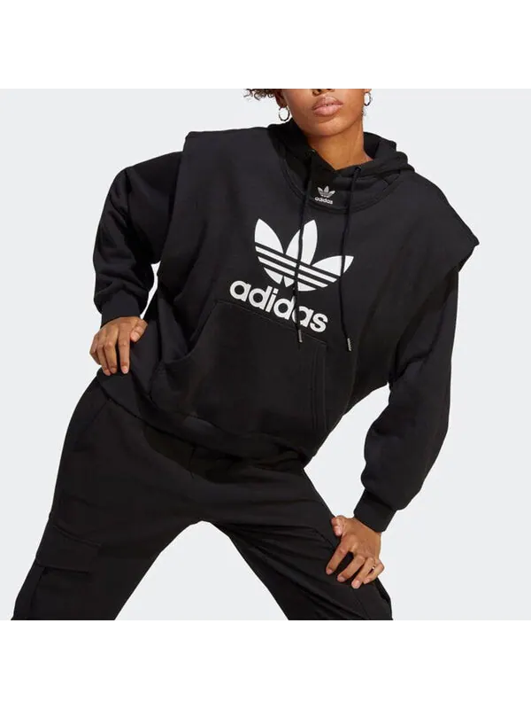Толстовка всегда оригиналы трилистник парка Толстовка Adidas — изображение 3 из 4, черный