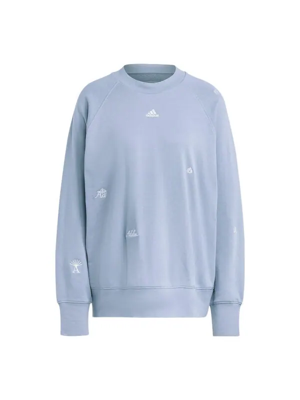 Свитера свитера bluv q1 Adidas — изображение 1 из 4, фиолетовый