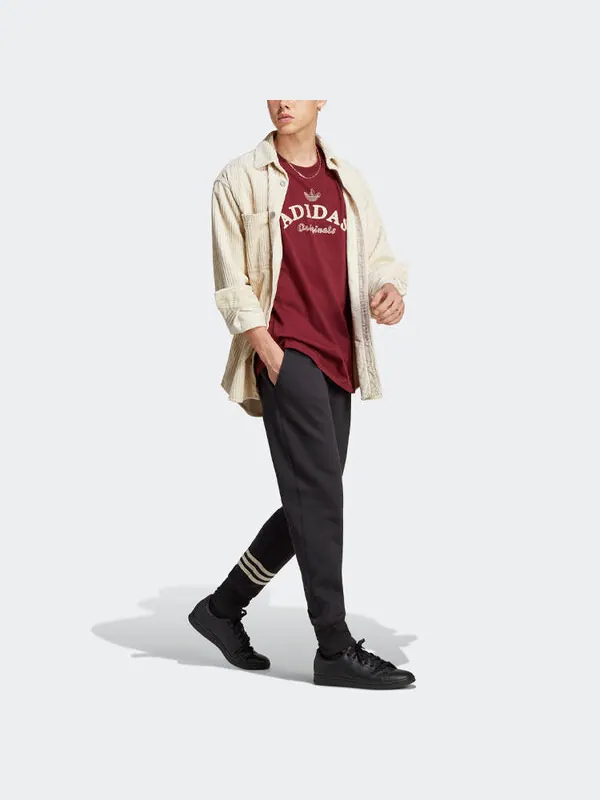 Футболка adidas originals Graphics Archive T-shirt 'Shadow Red' — изображение 4 из 4, красный/белый
