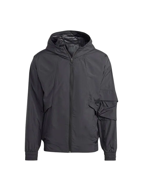 Куртка adidas City Escape Windbreaker Jacket 'Black' — изображение 1 из 4, черный