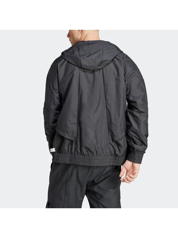 Куртка adidas City Escape Windbreaker Jacket 'Black' — изображение 3 из 4, черный