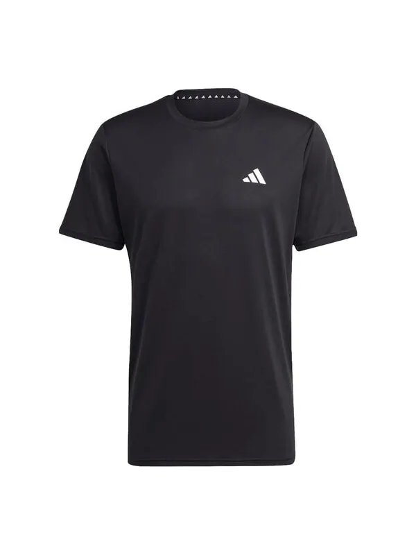 Футболка Adidas Train Essentials Training T-Shirt 'Black' — изображение 1 из 4, черный/белый